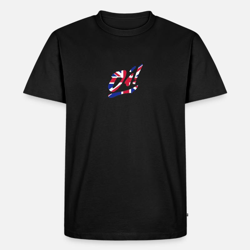 Oi! Unionjack - Männer Premium Bio T-Shirt - Schwarz