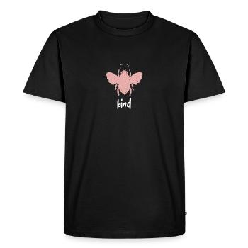 Pink Bee Child Bee Be Child - Men's Premium Organic T-Shirt - black - Front - Nico (187cm)