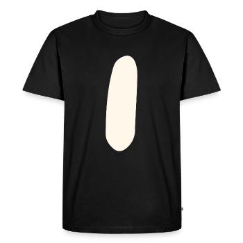 1 - Men's Premium Organic T-Shirt - black - Front - Nico (187cm)