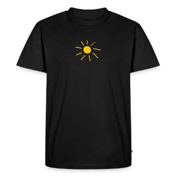 Sun Summer Holiday Gift - Men's Premium Organic T-Shirt - black - Front - Nico (187cm)