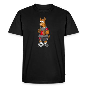 Fan Lama tunisien - T-shirt Premium bio Homme - noir - Devant - Nico (187cm)