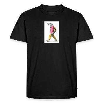 Alligator de style urbain avec sac à dos - T-shirt Premium bio Homme - noir - Devant - Nico (187cm)