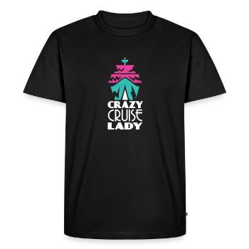 Bateau de croisière - T-shirt Premium bio Homme - noir - Devant - Nico (187cm)