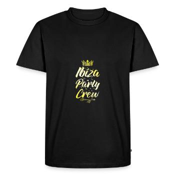 Couronne d’équipage de fête Ibiza - T-shirt Premium bio Homme - noir - Devant - Nico (187cm)
