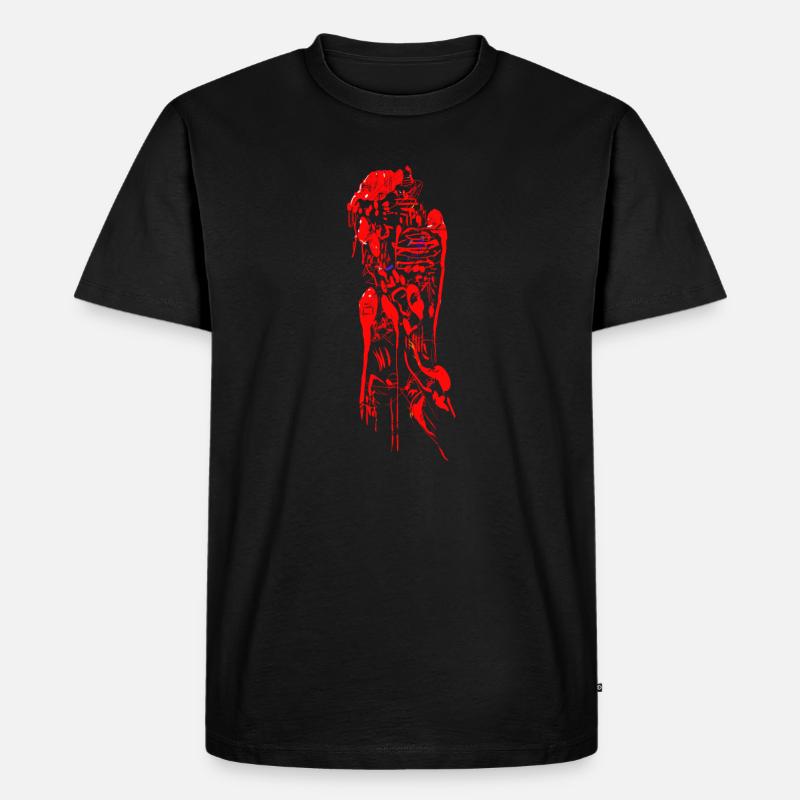 Alien Tribal - Sci-fi Horror  - Männer Premium Bio T-Shirt - Schwarz