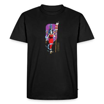 Nekhbet, déesse égyptienne - T-shirt Premium bio Homme - noir - Devant - Nico (187cm)