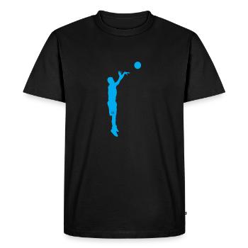 Basket-ball - T-shirt Premium bio Homme - noir - Devant - Nico (187cm)
