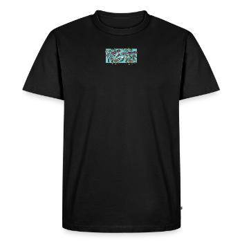 Impressions LOve - T-shirt Premium bio Homme - noir - Devant - Nico (187cm)
