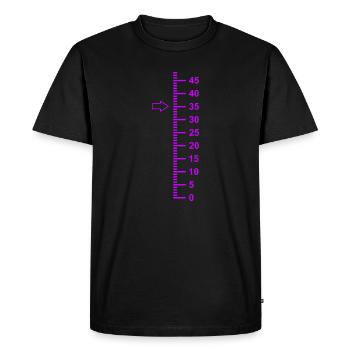 35 ans 35 anniversaire - T-shirt Premium bio Homme - noir - Devant - Nico (187cm)