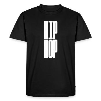 Design de musique Hip Hop audacieux - T-shirt Premium bio Homme - noir - Devant - Nico (187cm)