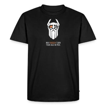 Vecteur de Votan, Ale in Piss - T-shirt Premium bio Homme - noir - Devant - Nico (187cm)