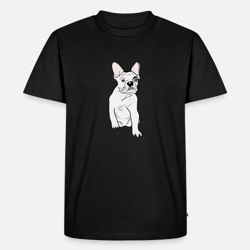 SÜSSER MOPS - Männer Premium Bio T-Shirt - Schwarz