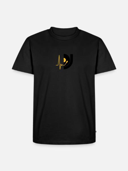 music_pulse_dj - Men's Premium Organic T-Shirt - black