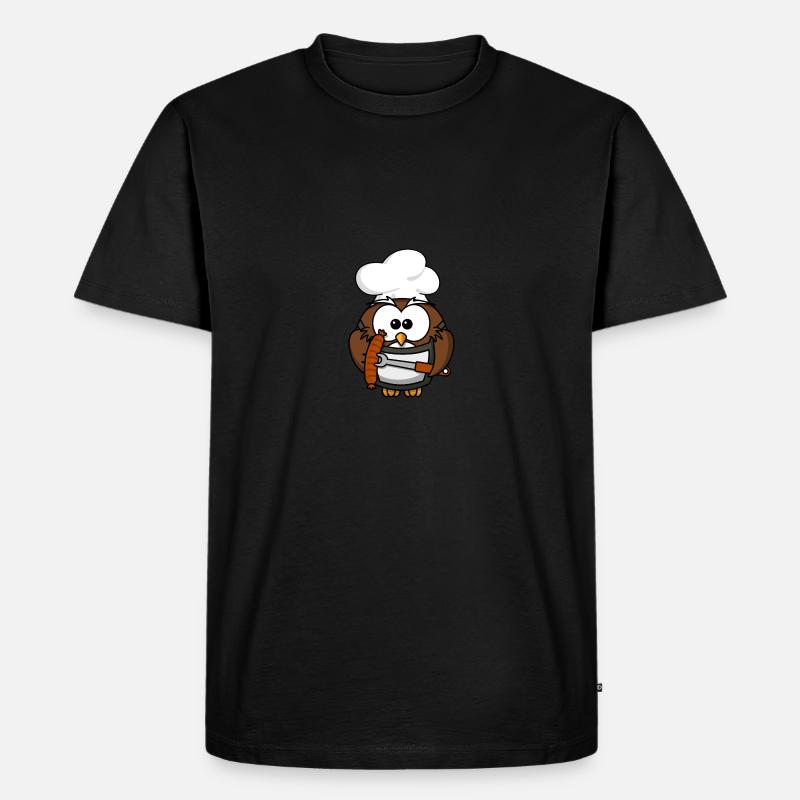 Grilleule - Männer Premium Bio T-Shirt - Schwarz
