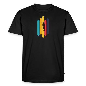 Cooking Hobby Chef - Men's Premium Organic T-Shirt - black - Front - Nico (187cm)