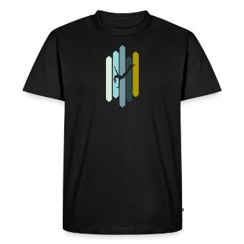 Gymnastics Coach Turner Handstand - Men's Premium Organic T-Shirt - black - Front - Nico (187cm)