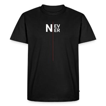 Zéro désir, jamais ou jamais ? Pas d’humeur ? - T-shirt Premium bio Homme - noir - Devant - Nico (187cm)