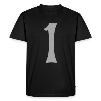 1 - Men's Premium Organic T-Shirt - black - Front - Nico (187cm)