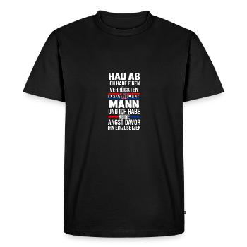 Croats Croats Croatin Hrvatska Croatia - Men's Premium Organic T-Shirt - black - Front - Nico (187cm)