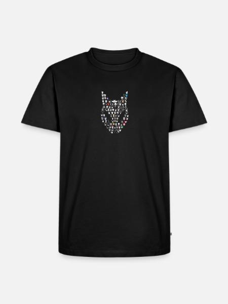 100 Ekuroeils - Men's Premium Organic T-Shirt - black