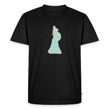 enceinte - T-shirt Premium bio Homme - noir - Devant - Nico (187cm)