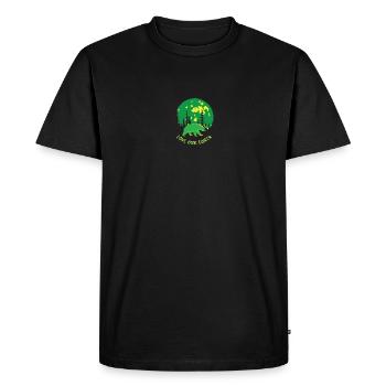 Aimez notre terre - T-shirt Premium bio Homme - noir - Devant - Nico (187cm)