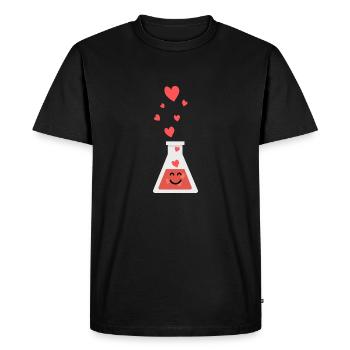 cher tube à essai - T-shirt Premium bio Homme - noir - Devant - Nico (187cm)