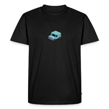 Camion LKW Pick-up Lastkraftwagen Transporter - T-shirt Premium bio Homme - noir - Devant - Nico (187cm)