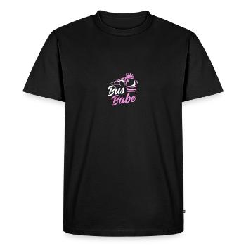 Chauffeurs de bus Cadeau - T-shirt Premium bio Homme - noir - Devant - Nico (187cm)