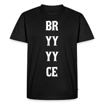 BR YY YY CE - T-shirt Premium bio Homme - noir - Devant - Nico (187cm)