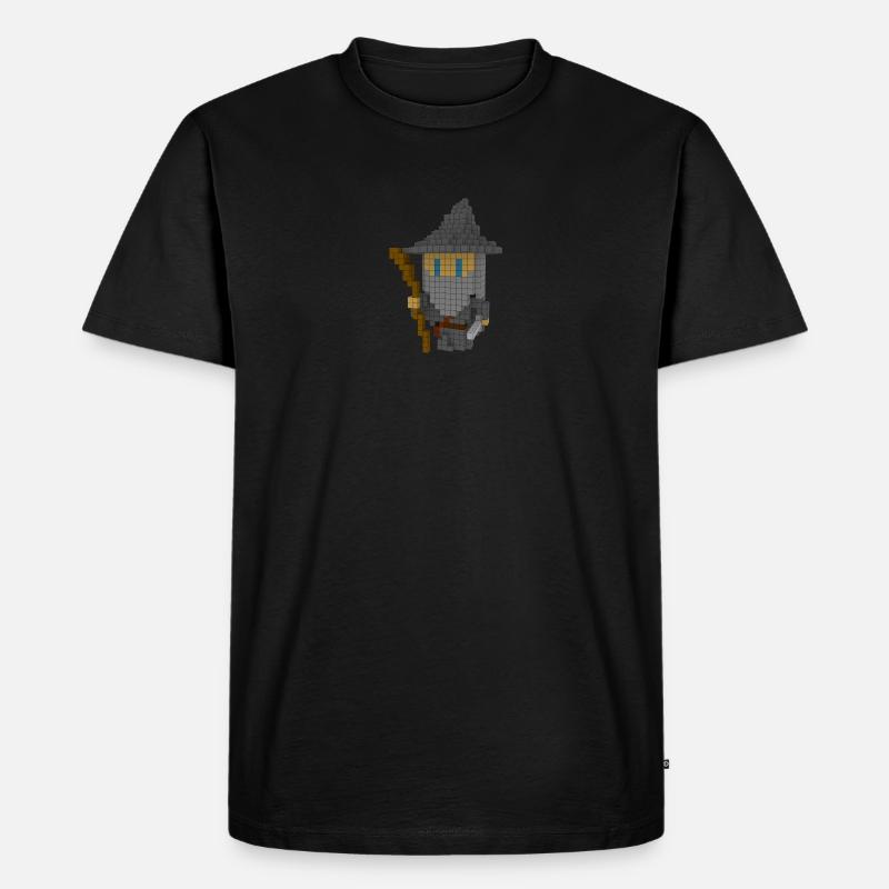 Zauberer - Männer Premium Bio T-Shirt - Schwarz