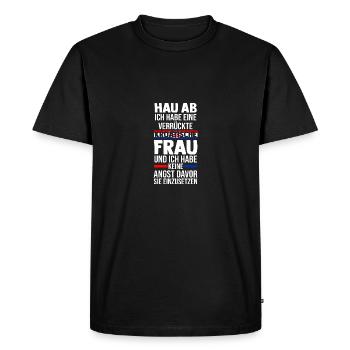 Croats Croats Croatin Hrvatska Croatia - Men's Premium Organic T-Shirt - black - Front - Nico (187cm)