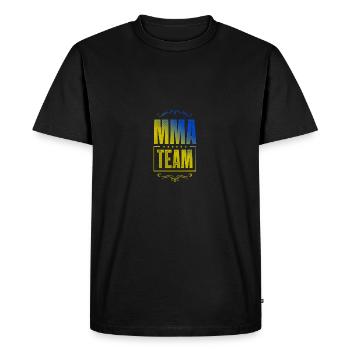 Équipe Mma - T-shirt Premium bio Homme - noir - Devant - Nico (187cm)
