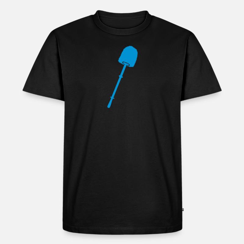 Chiotte-Bürste - Männer Premium Bio T-Shirt - Schwarz