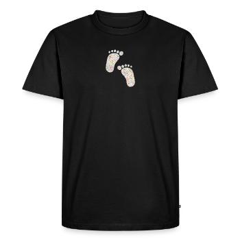 pieds - T-shirt Premium bio Homme - noir - Devant - Nico (187cm)