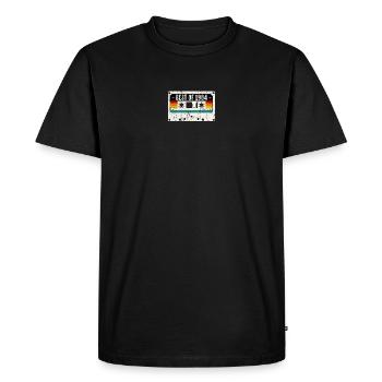 Best of 1984 Retro Cassette - Men's Premium Organic T-Shirt - black - Front - Nico (187cm)