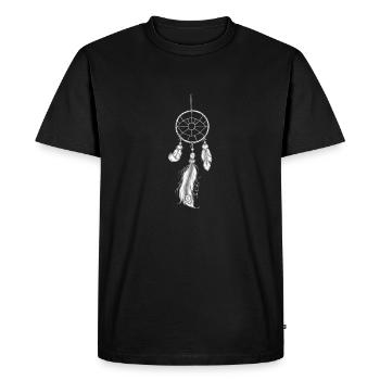 ATTRAPPE REVE 1 - T-shirt Premium bio Homme - noir - Devant - Nico (187cm)