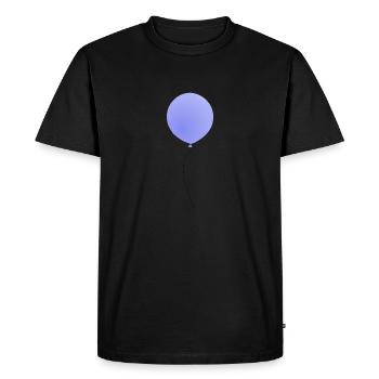 Balloon, Celebration, Party, Congratulations - Men's Premium Organic T-Shirt - black - Front - Nico (187cm)