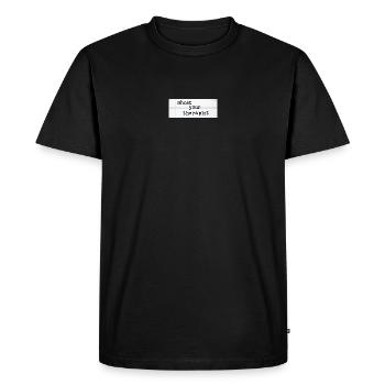 Ghost Votre Thérapeute - T-shirt Premium bio Homme - noir - Devant - Nico (187cm)