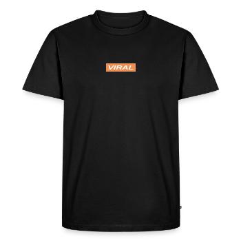 Viral - Men's Premium Organic T-Shirt - black - Front - Nico (187cm)
