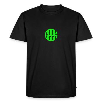 Geek - Men's Premium Organic T-Shirt - black - Front - Nico (187cm)