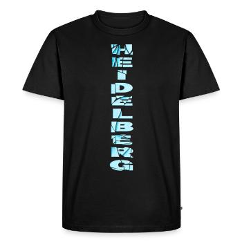 Heidelberg Allemagne Ville Police Horizon - T-shirt Premium bio Homme - noir - Devant - Nico (187cm)