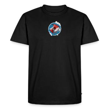 WindSock - Men's Premium Organic T-Shirt - black - Front - Nico (187cm)