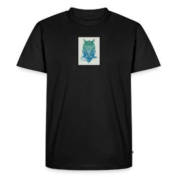 GoVoR_EULE - Men's Premium Organic T-Shirt - black - Front - Nico (187cm)