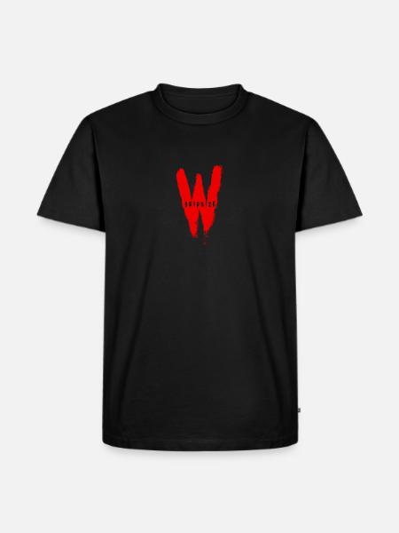Dripsize Drop /2 - Männer Premium Bio T-Shirt - Schwarz