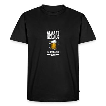 Carnival Costume Beer Drinking Carnival Carnival - Men's Premium Organic T-Shirt - black - Front - Nico (187cm)