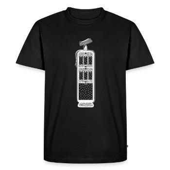 Pyrotechnie Feux d’artifice - T-shirt Premium bio Homme - noir - Devant - Nico (187cm)