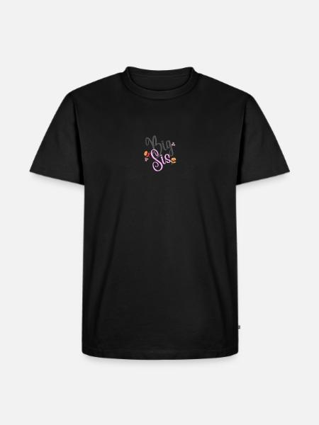 big sis - Men's Premium Organic T-Shirt - black