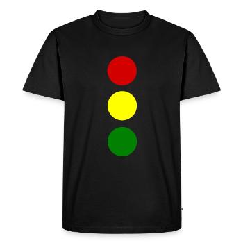 Feu de signalisation - T-shirt Premium bio Homme - noir - Devant - Nico (187cm)