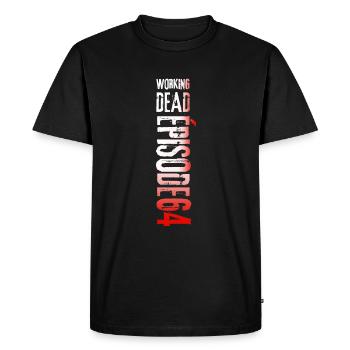 réforme des retraites manifestation - T-shirt Premium bio Homme - noir - Devant - Nico (187cm)